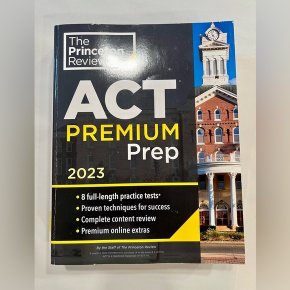 3$25🎈ACT Premium Prep 2003 The Princeton Review 8 practice tests + review - Picture 2 of 4